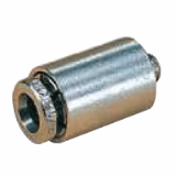 10125/12125 - Straight adaptor, Inch O/D Tube to BSPT thread