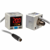 VDM(N/P) - Electronic Vacuum Switch and Sensor with 3 Color, 3 Section Display